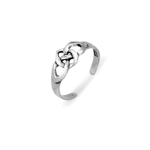 Sterling Silver Celtic Pattern Toe Ring