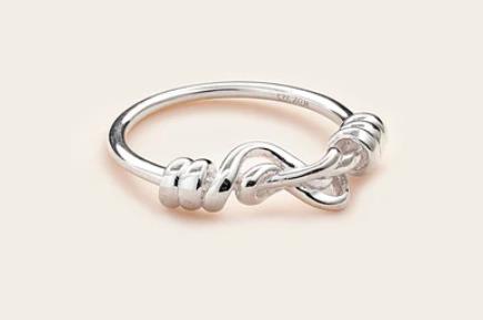 Whistle & Pop - Trailblazer Elegant Eight Ring -Stg Silver - Size Q