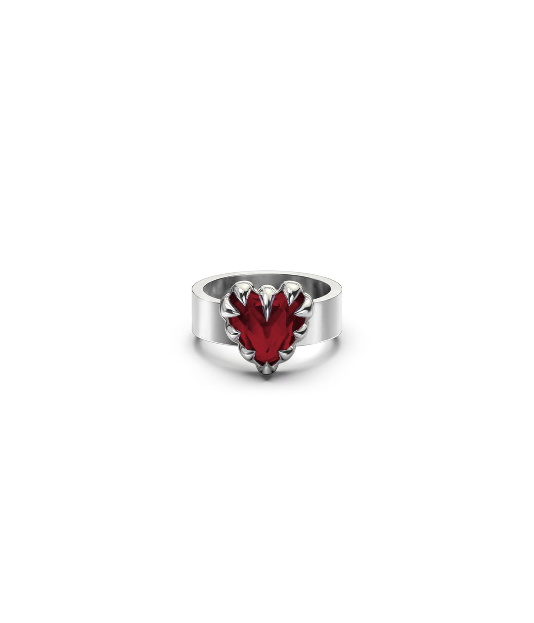 Stolen Girlfriends Club - Love Claw Ring - Garnet - Size N