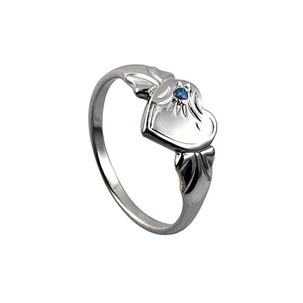 Birthstone Signet Ring - September - Size U
