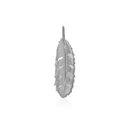 Evolve - Huia Feather Pendant - Plated