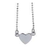 Stg Heart Necklace