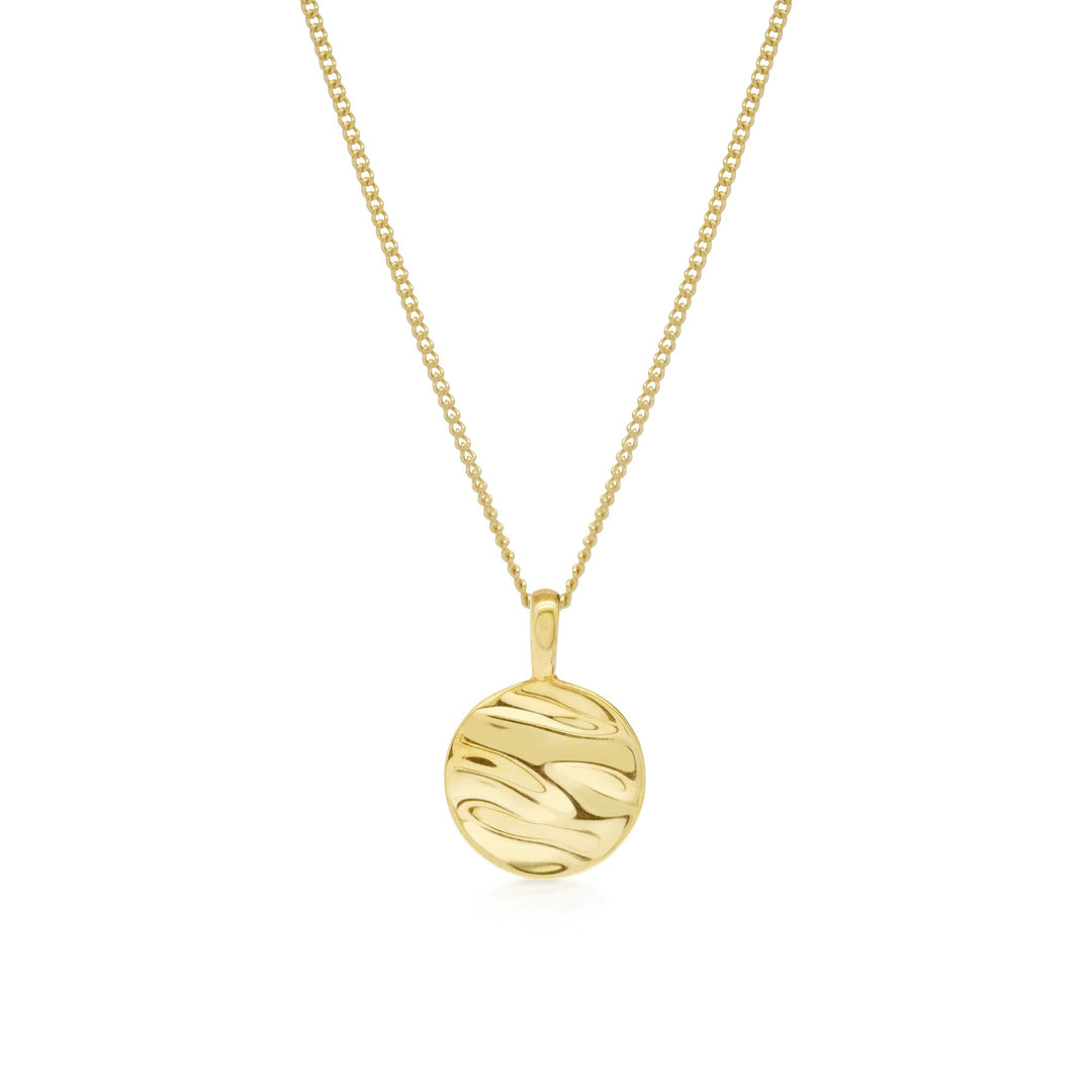 Caja Isla Circle Necklace - Gold Plated