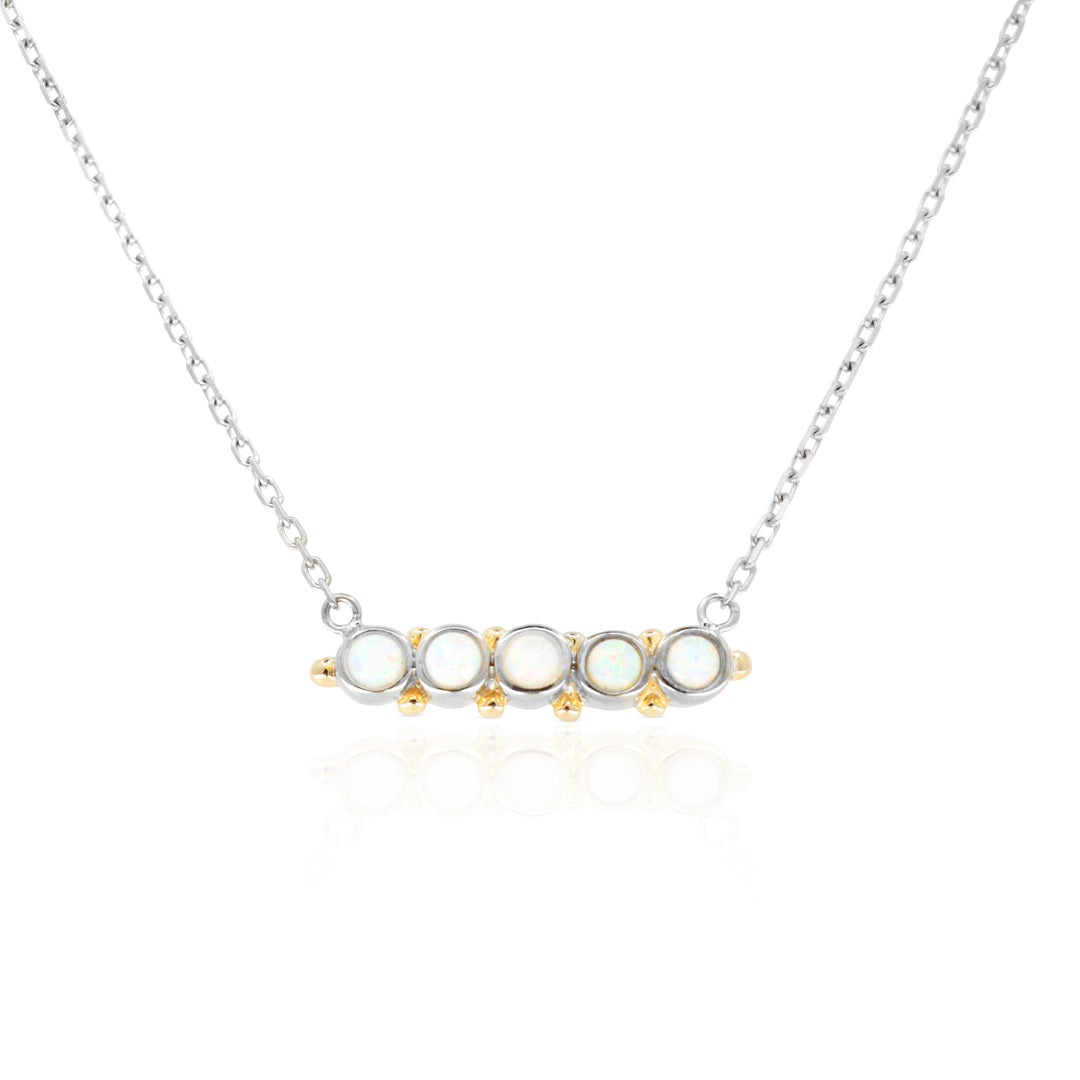 Tonimay - Opal Silver Necklace