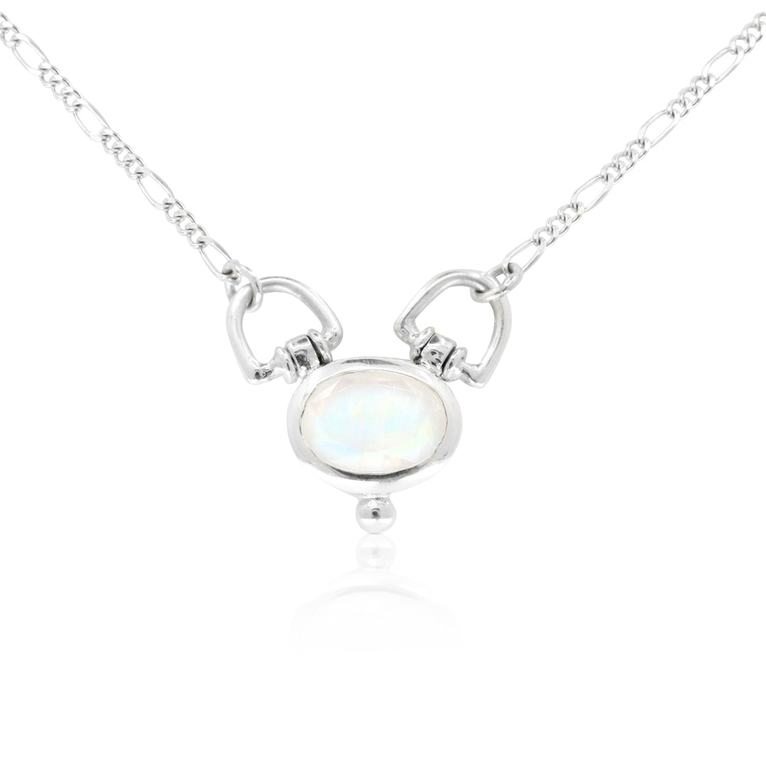 Tonimay - Lyra Moonstone Silver Necklace