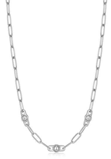 Ania Haie - Silver Orb Link Chunky Chain Necklace