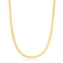 Ania Haie Gold Plated Flat Snake Chain Necklace