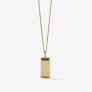 Meadowlark Gold Bar Charm Necklace