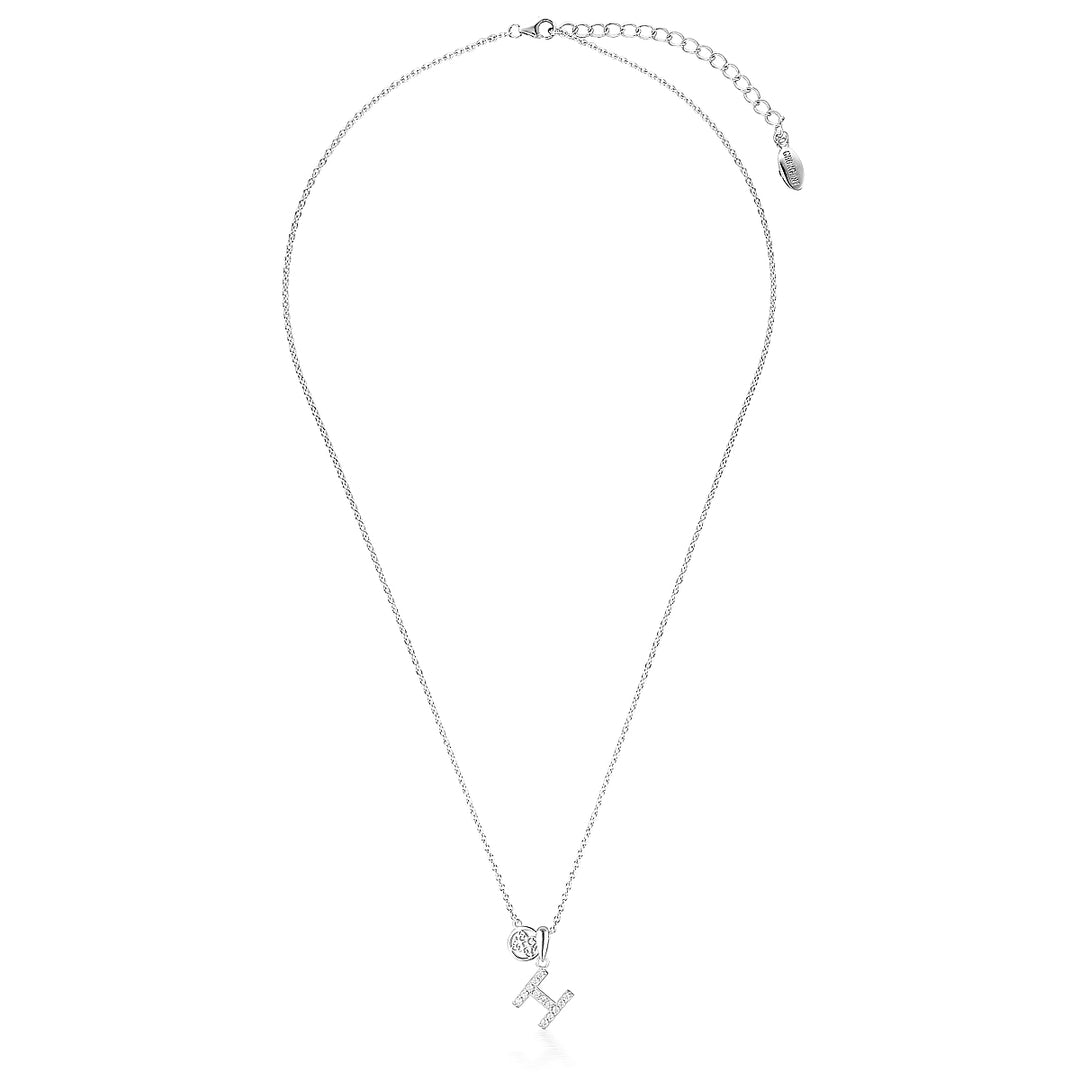 Georgini - Luxury Letters H Initial Necklace - Silver