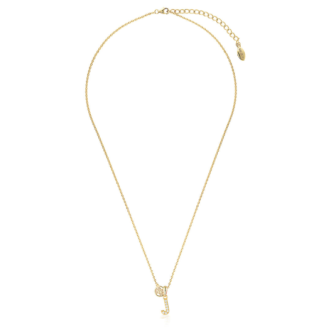 Georgini - Luxury Letters J Initial Necklace - Gold Plated