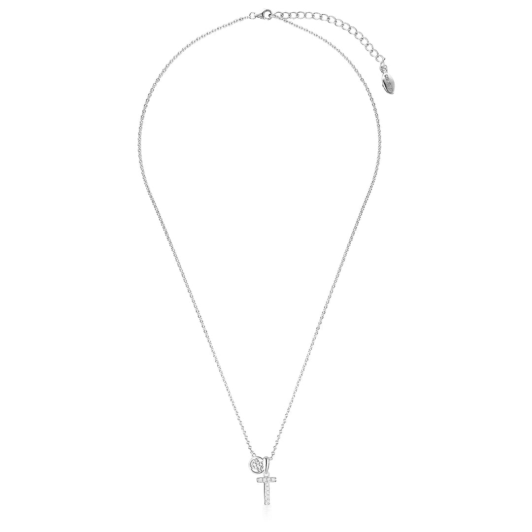 Georgini - Luxury Letters T Initial Necklace - Silver