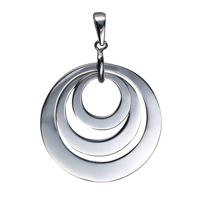 Plain Triple Disc Pendant