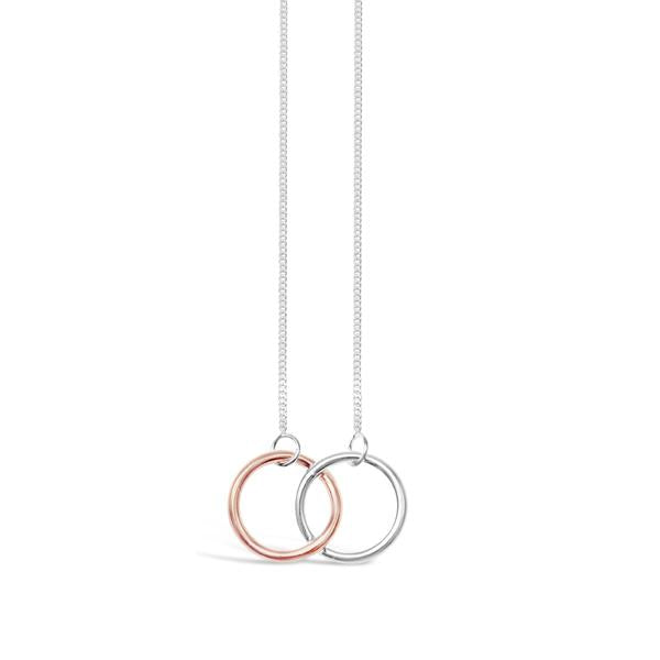 Double Circle Necklace