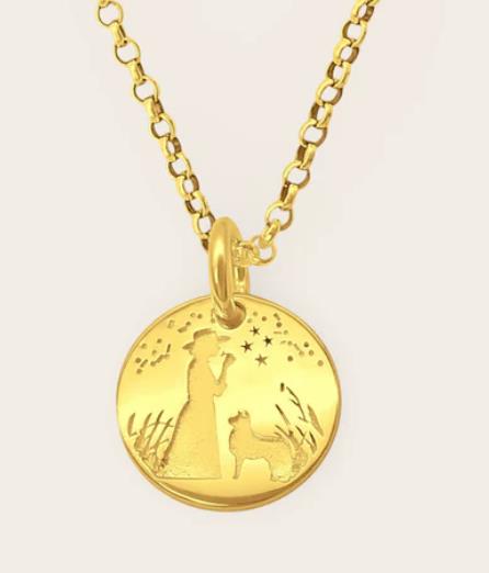 Whistle & Pop - Starkeeper Shepherdess Necklace - Gold Plated