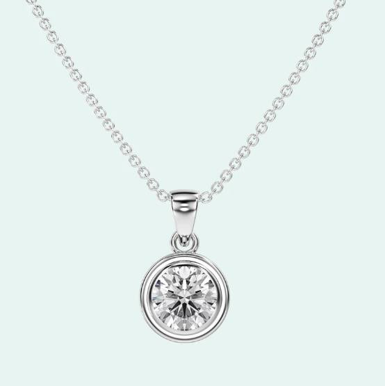 Love In A Jewel - The Solitaire Pendant - Stg Silver/CZ