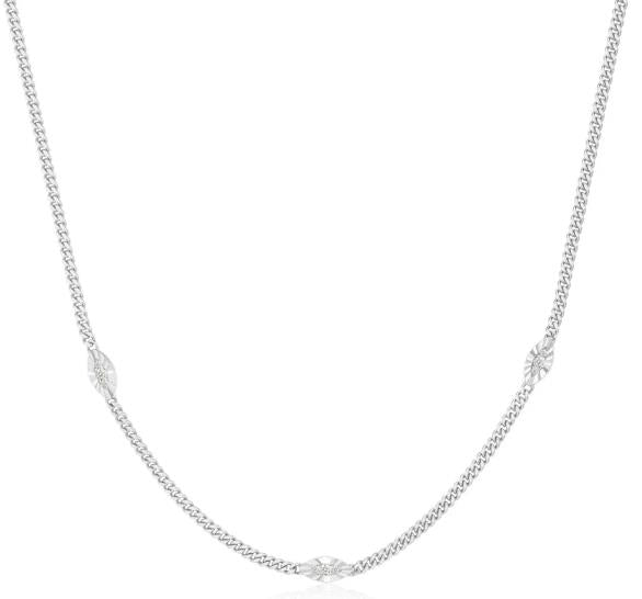 Ania Haie - Luna Evil Eye Station Necklace - Stg Silver