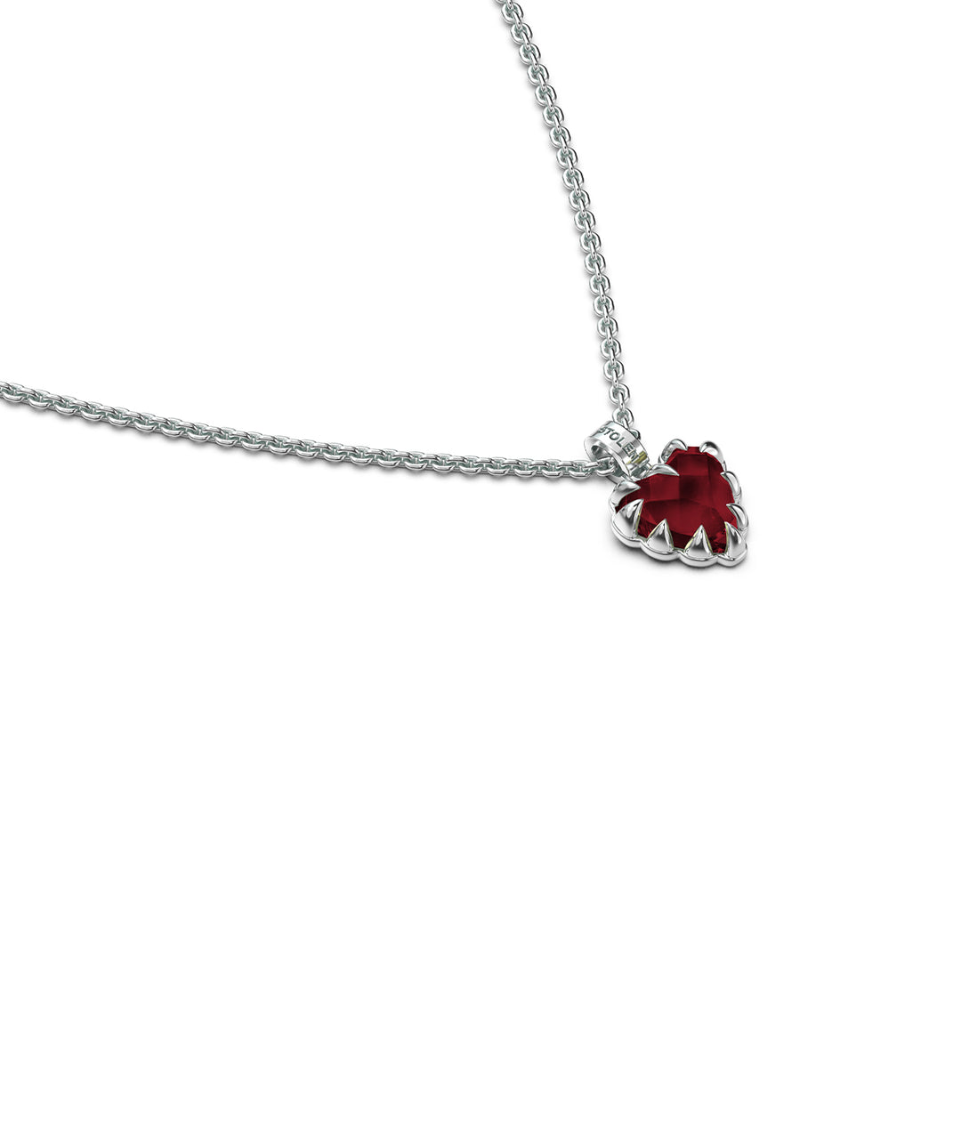 Stolen Girlfriends Club - Love Claw Necklace - Garnet