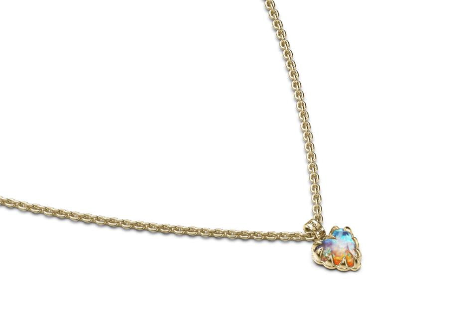 Stolen Girlfriends Club - Mini Love Claw Necklace - Bello Opal - Gold Plated