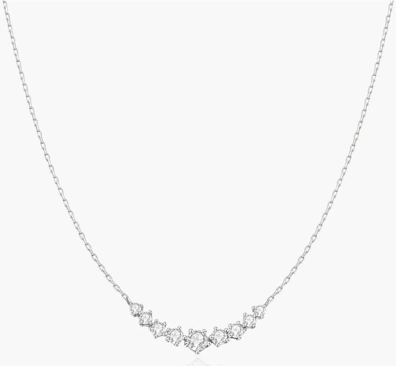 Ania Haie - Fairy Graduated Pave Arc Necklace