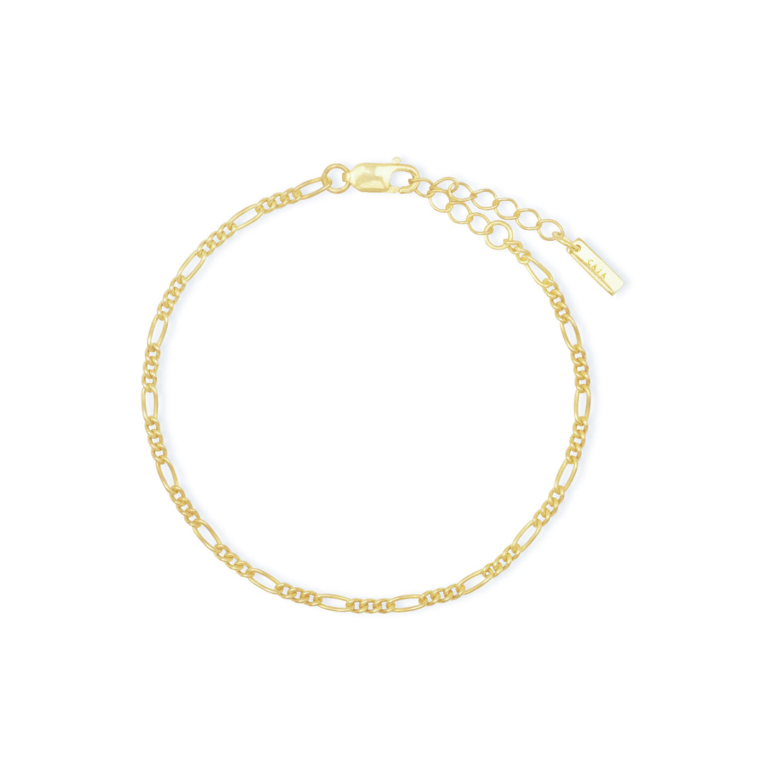 Caja Palermo Figaro Bracelet - Gold Plated