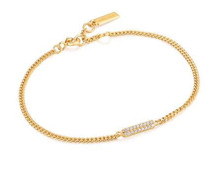 Ania Haie - Gold Plated Glam Bar Bracelet