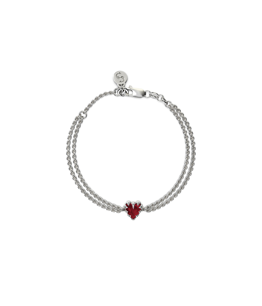 Stolen Girlfriends Club - Love Claw Bracelet - Garnet