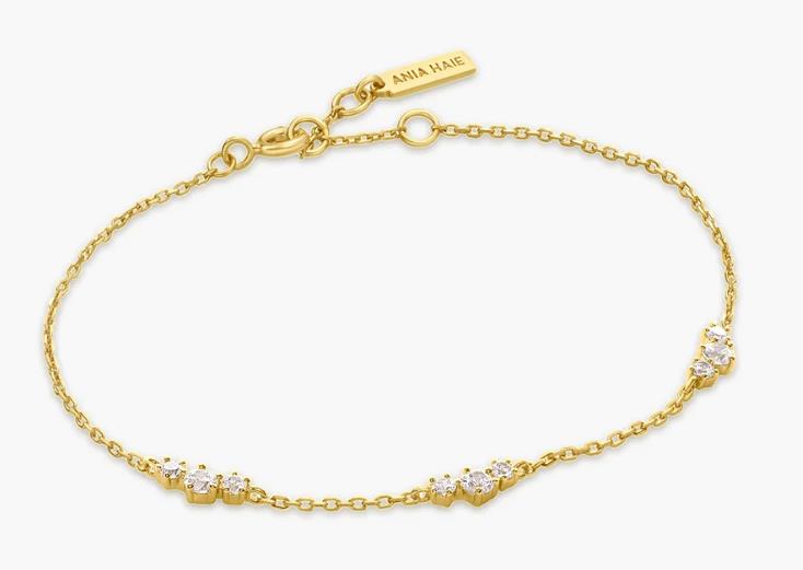 Ania Haie - Fairy Cluster Station Bracelet - Gold Plated