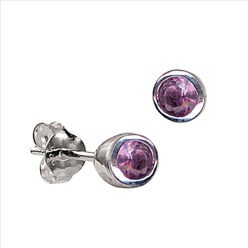 Birthstone Studs - February