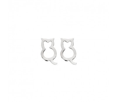 Cat Cut Out Earrings