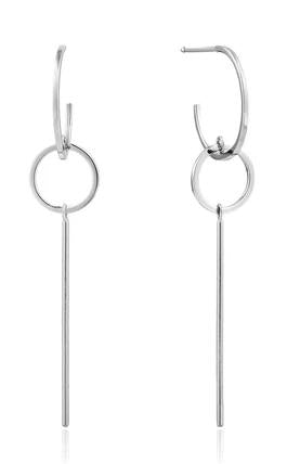 Ania Haie - Modern Minimalism Drop Hoop Earrings