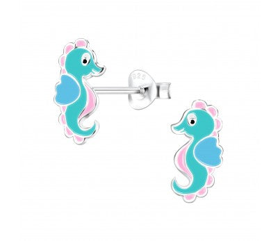 Children's Seahorse Studs