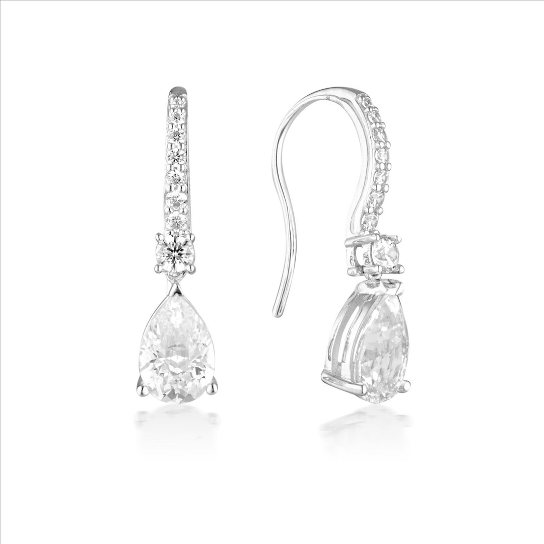 Georgini - Iconic Bridal Elizabeth Earrings - Silver