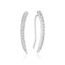 Georgini - Spring Sorbet Vanilla Vine Earrings Large - Silver