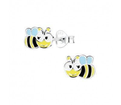 Enamel Bee Studs