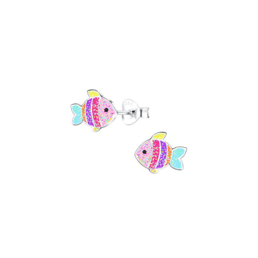 Glitter Fish Studs