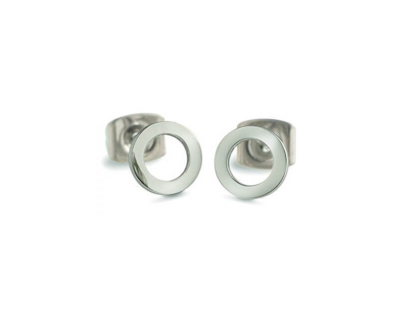 Boccia - Titanium Circle Studs