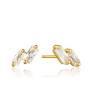 Ania Haie Gold Plated Glow Getter Stud Earrings