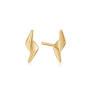 Ania Haie Gold Plated Double Spike Stud Earrings