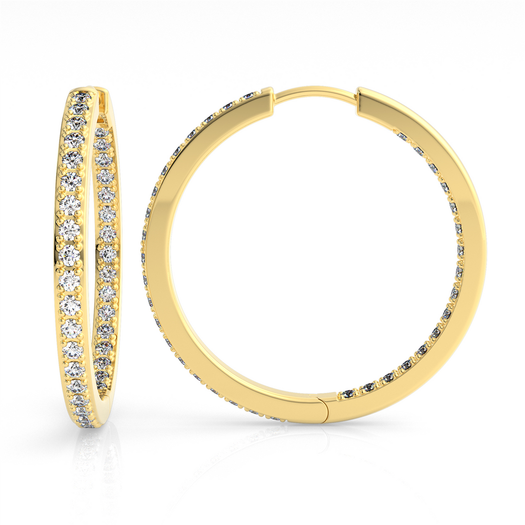 Georgini - Elegant Essentials 25mm Hoop Gold Plated