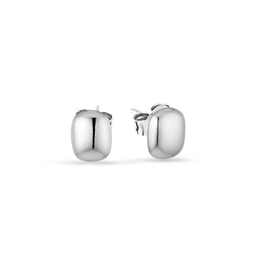 Sterling Silver Slightly Domed Studs
