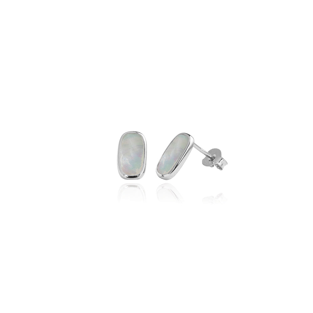 Evolve - Coastal Pearl Studs - (Radiance)