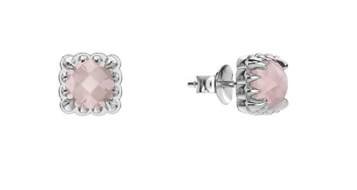 Stolen Girlfriends Club - Mini Claw Studs - Rose Quartz