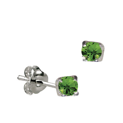 Claw Set Birthstone Studs - August