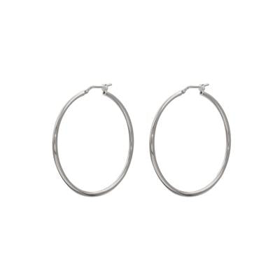 Round Hoop Earrings