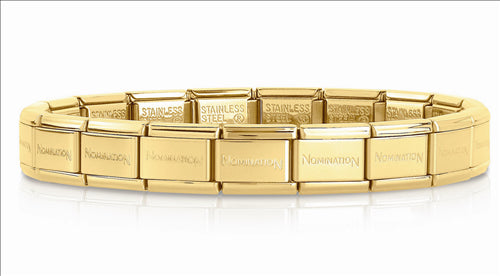 Nomination Classic band starter link - Gold plated x1