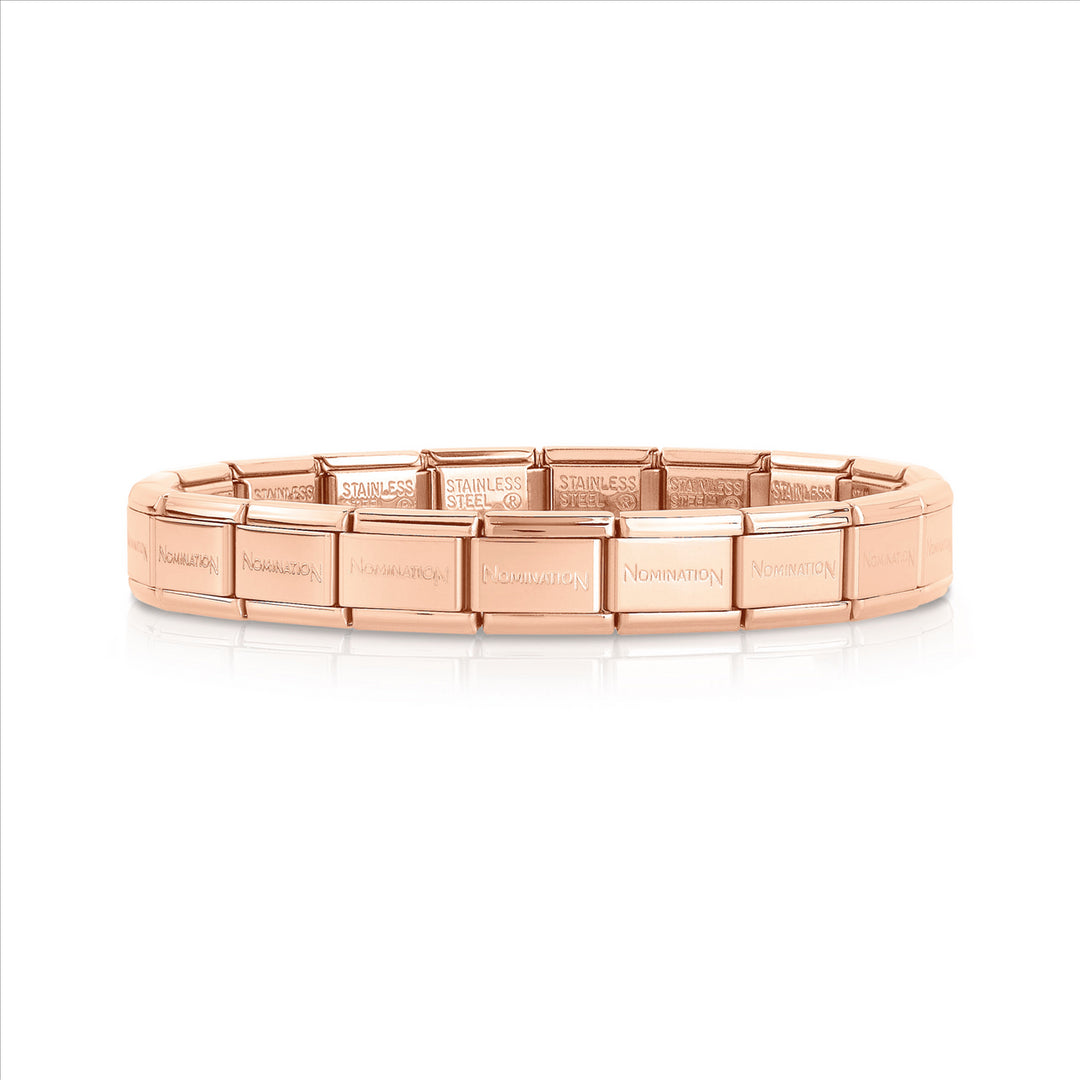 Nomination classic band starter link - rose gold plated