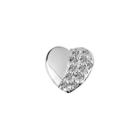 Stow Eternity Heart - Forever - Silver/Cz