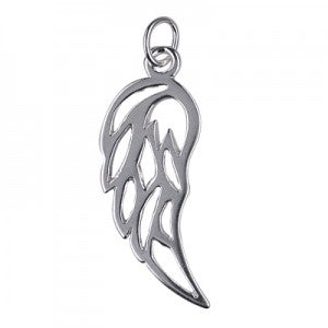 Stg Silver Wing Pendant/Charm