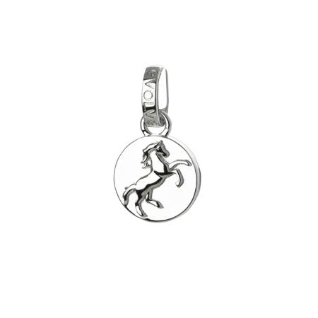 Evolve - Stg Silver Horse Pendant Charm (Courage)