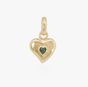 Evolve - Fierce Heart Pendant Charm - (Wild) - Gold Vermeil